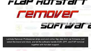 Lambda Remover 2017.05 Professional Egr Dpf Fap Flap Hotstart 3 in one soft | Obd2Technology screenshot 4