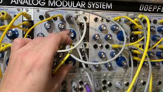 cross modulation on a single Buchla 258t
