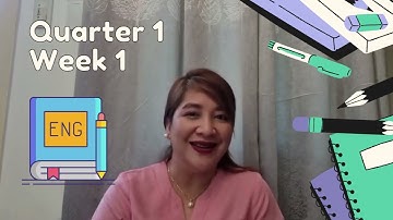 PIVOT /MELC BASED/English 4 QUARTER 1 Week 1 /SIMPLE PARAGRAPH