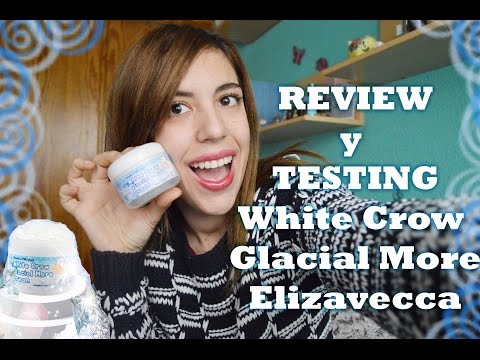 Cosmética Coreana - Elizavecca White Crow Glacial More Cream Testing y Review