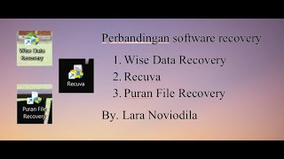 Perbandingan 3 software recovery, Recuva, Puran FIle dan Wise Data Recovery screenshot 3