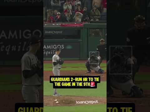 Guardians down to their last out👀