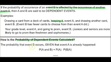 U10L6 Independent and Dependent Events