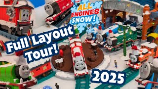 Tf47 All Engines Snow S3 Ep. 3 Thomas Motorized Sodor Christmas Village Layout Tf47 Model For Adults