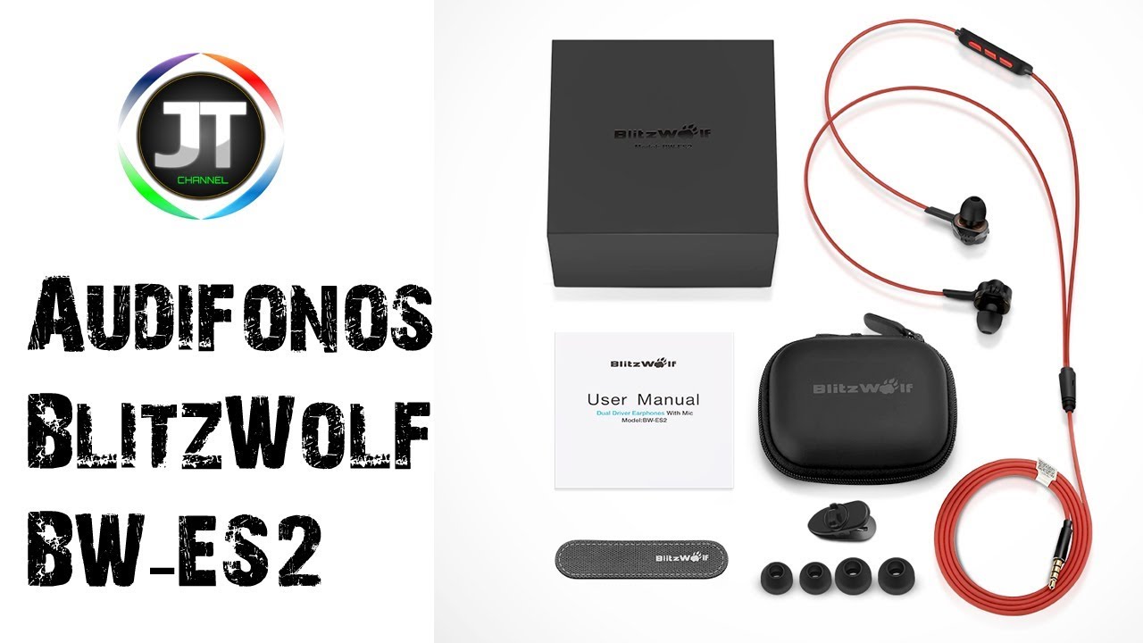 Audífonos BlitzWolf® BW-ES2 | Excelente Calidad de Sonido + Micrófono |  Unboxing - YouTube