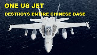 US Jet Destroy entire Island Base in South China Sea | F-18 | F-35 | J-10 | BVR | WVR | DCSWorld