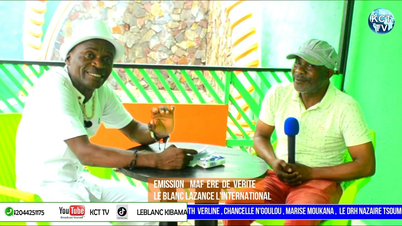 LEBLANC LAZANCE L'INTERNATIONAL REÇOIT L'ARTISTE MUSICIEN AIME NKITA DANS MAF ÈRE DE VÉRITÉ 