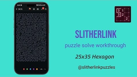 No.8 Slitherlink Hard 25x35 Hexagon - Full Walkthrough & No-Guess Logic Puzzle Solution