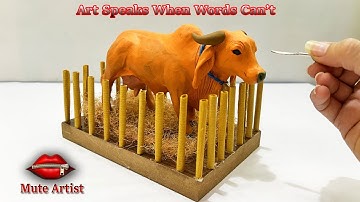 How to Make a Cow Family from Polymer Clay | Clay Art Tutorial