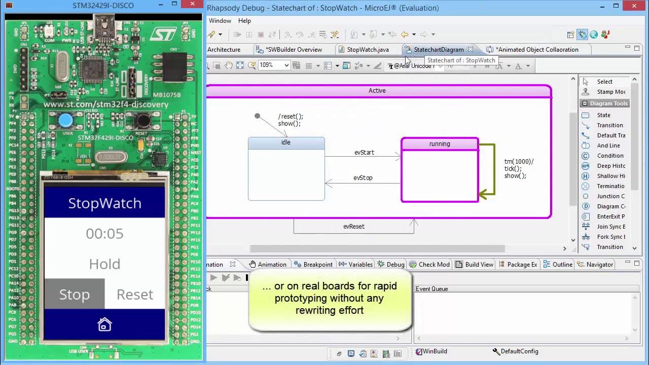 [IBM-Rhapsody] Generate Java Code for STM429Disco with MicroEJ and ...