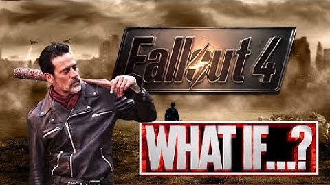 Fallout 4 - Negan the Brotherhoods Sentinel VS The Enclave! [Ep-104]