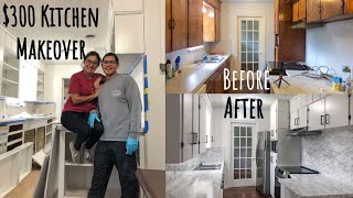 How to: $300 DIY Kitchen Makeover | Kitchen Remodel on a Budget