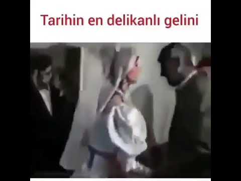 Tarihin en delikanli gelini😂