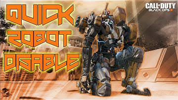 How to Disable Safeguard Robot Very Quick ( Black Ops 3 Gameplay Ps4 )