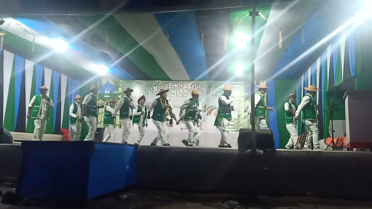 Senior Committee members Dance for entertainment, 49th Mopin festival,Daporijo