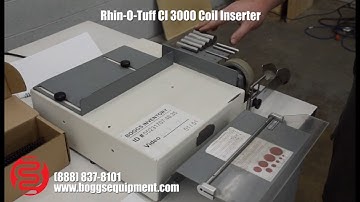 Rhin-O-Tuff CI 3000 Coil Inserter