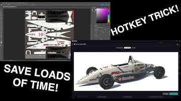 Save LOADS of time making iRacing liveries in Photoshop with this trick