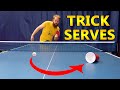 Table Tennis Spin Serves