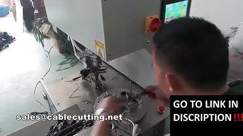 High Efficiency Updated Power Automatic Cable Plug Wire Twist Tie machine