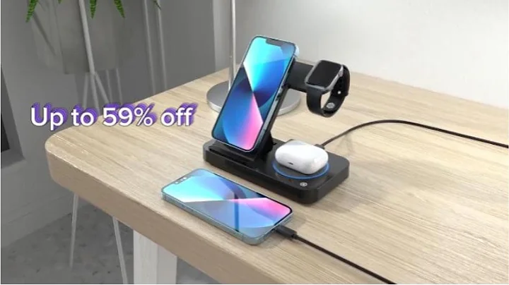 4 In 1 Foldable Fast Wireless Charging Station