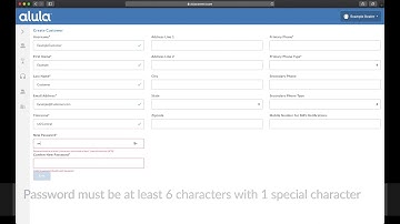 AlulaConnect Tutorial 2: Create Account