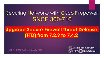 How to Upgrade Secure Firewall Threat Defense (FTD) from 7.2.9 to 7.4.2
