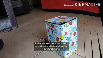 PROJECT-Membuat tempat sampah otomatis menggunakan arduino