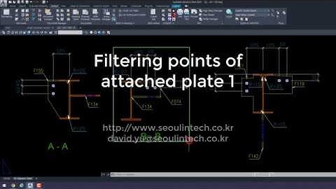 Advance Steel drawing style customization - section plate dimension point filtering