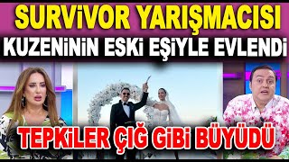 Survivor Kardeniz Kılıç kuzeninin eski eşiyle evlendi! Sosyal medya ayağa kalktı... / Magazin Turu