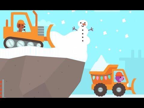 Sago Mini Holiday Trucks and Diggers - Play & Build with Snow Fun Games for Kids
