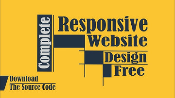Complete Responsive Website Template Using HTML5 | CSS3 | JavaScript