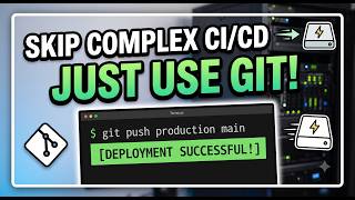 Simplest CI/CD pipeline (Just Git and Bash)