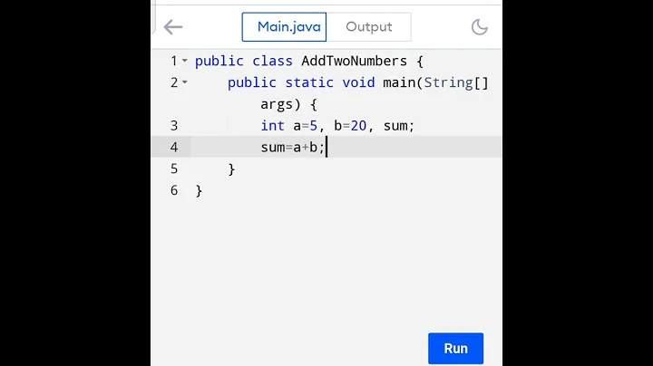 Addition of Two Numbers in Java #short #shorts #Studywithraj