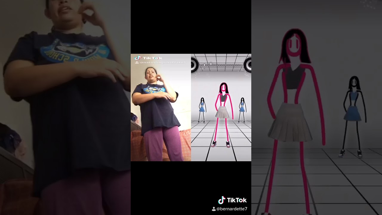 Collage of my favorite Tiktok dances with my kids and besties YouTube
