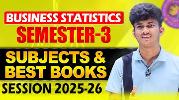 Business Statistics Sem 3 Books and Syllabus 2025 | BCom Prog DU | SOL | NCWEB | NEP