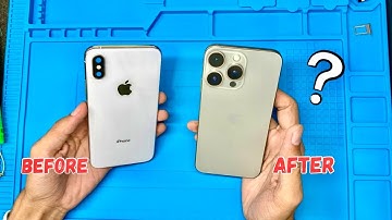 iPhone X Convert to iPhone 15 Pro Full Video | how to turn iPhone X into 15 Pro | FixOn Mobile ASMR