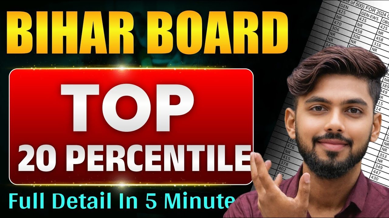 top 20 percentile of bihar board 2026 || 20 Percentile in bihar board ...