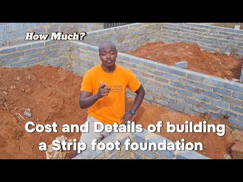 Building a house properly | Reinforced Strip Foot Foundation detail | Full Build + Real Costs