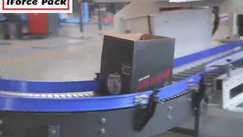 Automatic bottle dropping type cartoning machine bottle encasing line running video