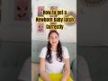 How to get a newborn baby latch correctly, Baby latching technique #latching #breastfeedingtips