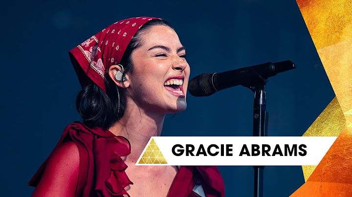 Gracie Abrams - That's So True (Glastonbury 2025)