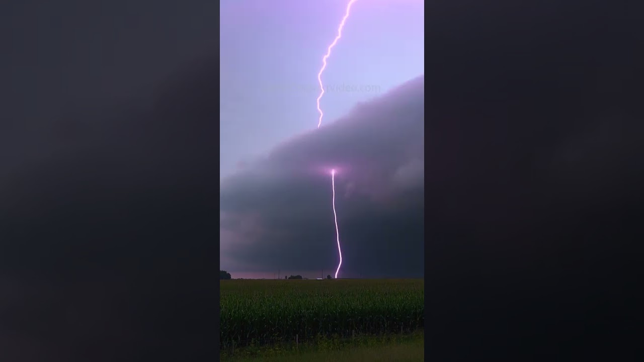 BOOM!!  Lightning strikes nearby! #shorts