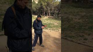 Jugando al basket durante la excursión