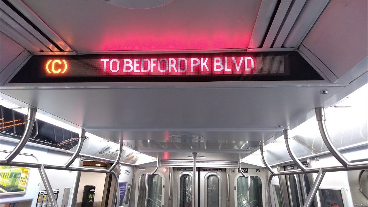 NYC Subway: Ride "Bedford Park Blvd" bound R179 C Train from 155th Street to Bedford Park Blvd