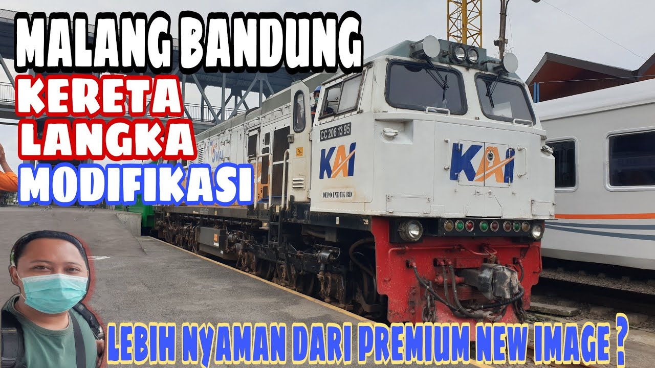 Malabar Ekonomi MALANG BANDUNG 200 RIBUAN | Naik Kereta Api Malabar Ekonomi Langka