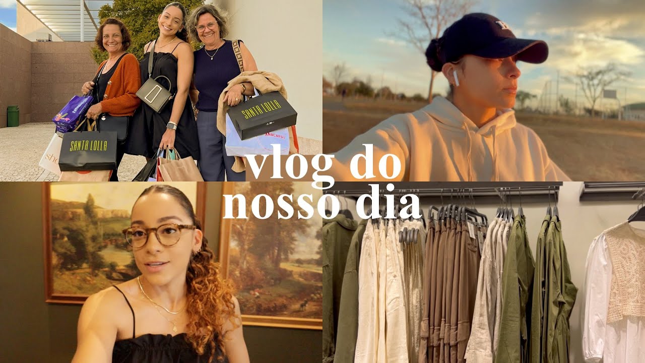 Dia de shopping, óculos novo, compras, corrida 6km, arrumando mala, treino, viagem para Unaí...