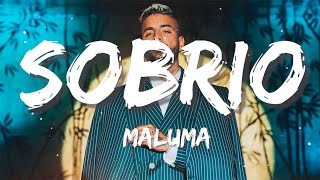 Maluma - Sobrio | Christian Nodal, Bad Bunny, Tito Silva (Letra/Lyrics)