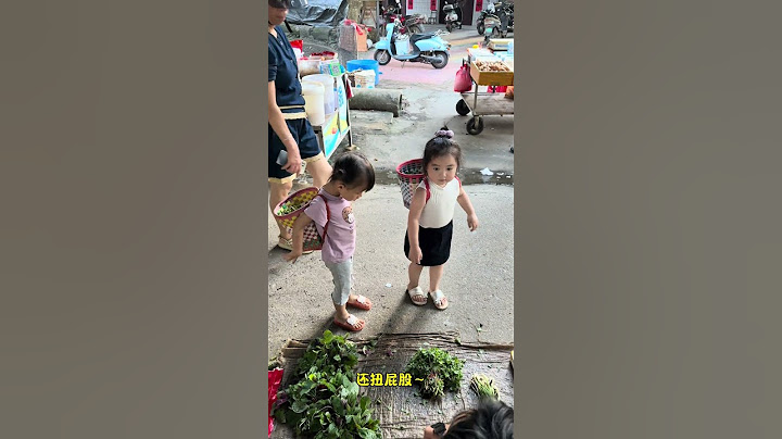 Today, I went to buy vegetables with my little sister. #Series of cute kids #Diary of buying vegeta