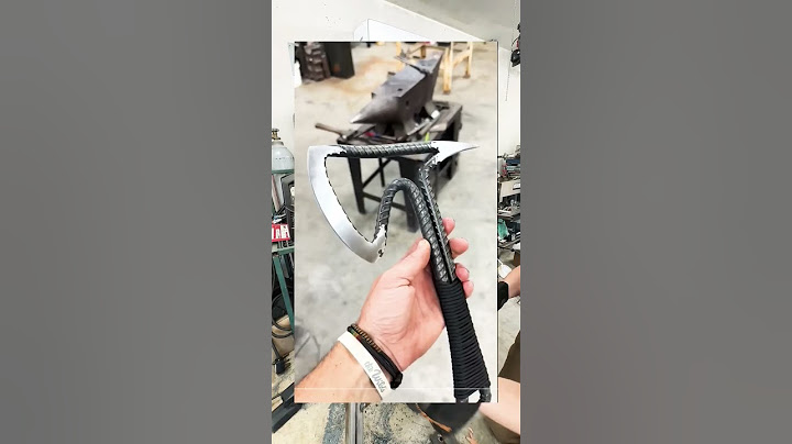 The secret technique I used to make this axe