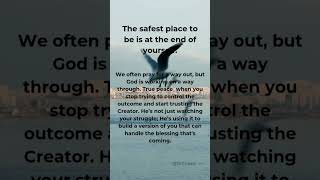 #LetGoLetGod #DeepFaith #TrustHim #SoulFood